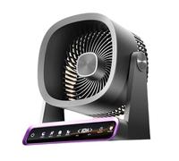 CHAKAE Desk Fan Portable Fan Cooling Personals With Four Different Emotions 120 Speed Adjustment Table Desk Fans Small Quiet