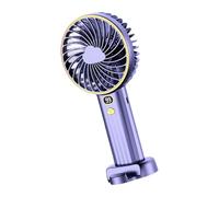 CHAKAE Desktop Digital Display Cooling Fan 6000mAh Convenient Desk And Table Fans Plastic Texture For Outdoor Camping Use Portable Fan