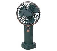 CHAKAE Desktop Digital Display Cooling Fan 6000mAh Convenient Desk And Table Fans Plastic Texture For Outdoor Camping Use Portable Fan