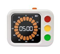 CHAKAE Digital Countdowns Task Timer Educational 60 Minutes Visual Timer For Students Multifunctional Time Management Tool Multifunctional Kitchen