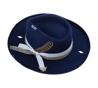 CHAKAE Distressed Hat For Women Men With Woven Belt Panama Hat Roll Brims Cosplay Costume Adult Theme Party Gentlemen Street Photography