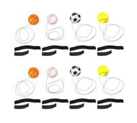 CHAKAE Dog Basketball Toy Sports Interactive Toy Bouncy For Small Large Dogs Interactive With Wristband Dog Bouncy