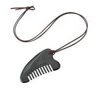 CHAKAE Fashionable Comb Pendant Necklace For Styling Fringe Portable Sturdy Horn Jewelry Accessory For Women Ladies Daily Use Horn Comb Necklace