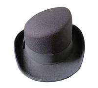 CHAKAE Fashionable Magicians Hat Beautiful Felted Hat Personality Trendy Versatiles Suitable For Various Occasion Party Theme