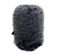 CHAKAE Faux Furry Windscreen For QUADCASTS Mic Cover Get Clearly Sound Windcover Suitable For Vloggers Podcasters Indoor Outdoor Broadcasting Accessory