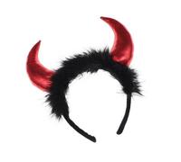 CHAKAE Festive Halloween Devil Horns Headband Comfortable Cosplay Headdress Headwear For Themed Parties And Cosplay Masquerade Accessory