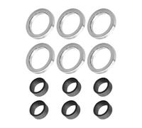 CHAKAE Fuels Injectors Gasket Rings 13537591006 For E70 E82 E84 E88 E90 F01 F10 F12 F15 F16 F20 F22 F25 F26 F30 F39 F48 Injector Gasket