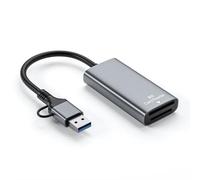 CHAKAE Highly Speed USB3.2 Gen 2 Card Reader Adapters With Double USB C And USB A Connectors For PC Laptop C Card Reader For Type A