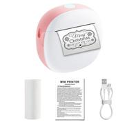 CHAKAE Inkless Portable Sticker Maker Label Printer With 1 Roll For Notes Photos And Inkless Photo Printer