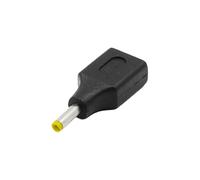 CHAKAE Laptop Power Adapter Tip Straight Head USB Female Connector Adapter Head For Multiple Device Compatibility Black Power Supply Plug