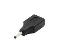 CHAKAE Laptop Power Adapter Tip Straight Head USB Female Connector Adapter Head For Multiple Device Compatibility Black Power Supply Plug