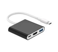 CHAKAE Lightweight HDTV Dock Adapter HDTV Video Card With USB3.0 Power Supply For Live Streaming Gaming Meeting Fast Charging Dock