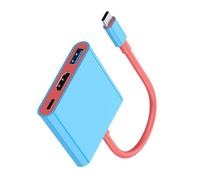CHAKAE Lightweight HDTV Dock Adapter HDTV Video Card With USB3.0 Power Supply For Live Streaming Gaming Meeting Fast Charging Dock