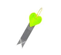 CHAKAE Love Heart Ribbon Bike Reflective Warning Strips High Brightness Multifunction Night Cycling Pendant Bike Equipment Fade Resistant Vehicle Reflective Tape