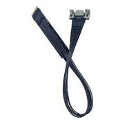 CHAKAE M NVME To SFF8611 Adapter Cable To 4i Extension Cable PCIe4.0 Gen4 Silver Plated Connection