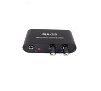 CHAKAE MA2S Aluminum Alloy Sound Preamplifier DC5-12V Preamp Boosts Mic 75X For Streaming And Live Recordings Portable Sound Amplifier For Podcasting