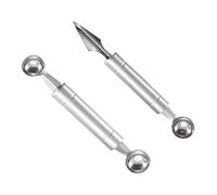CHAKAE Melon Baller Set Of 2 Steel Fruit Scooper Kitchen Gadget For Creative Watermelon Carving And Family Cooking Activity Double Head Fruit Baller