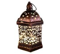 CHAKAE Middle East Arab Vintage Iron Art LED Light Hanging Lamp Hollowed Out Metal LED Hanging Lighting for Home Party Decors Decorative Lamp