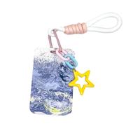 CHAKAE Modern Slide Out Card Organizers ABS Construction Multiple Compartments for Efficient Card Management Trendy Slide Cover Cardholder