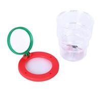 CHAKAE Outdoor Nature Exploring Container For Children Catching Box With Magnifiers Observing And Collection Box Magnifiers Jar