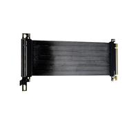 CHAKAE PCIe 5.0 X16 Gen5 Compatible Right Angled Cable Silver Plateds Wire 64GT/s Bidirectional Transfer Low Dielectrics Low Dielectrics Graphics Card Cable