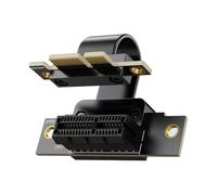 CHAKAE PCIe4.0x1 Extension Cable PCIE4.0x1 Extender For WiFi Slot With Reliability Data Transfer Flexible PCIe Cable NGFF WiFi