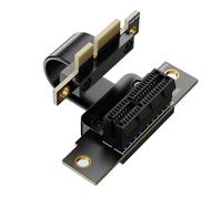 CHAKAE PCIe4.0x1 Extension Cable PCIE4.0x1 Extender For WiFi Slot With Reliability Data Transfer Flexible PCIe Cable NGFF WiFi