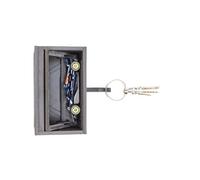 CHAKAE Plastic Garage Design Hook Key Organizers Wall Mounted Storage Rack Bright Entryway Space Saving Home Accessory Plastic Key Holder