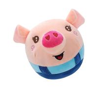 CHAKAE Plush Piggy Dog Toy Vibrating And Bouncing Interactive Entertainment Teasing Ball For And Dogs Rechargeable Dog Toy