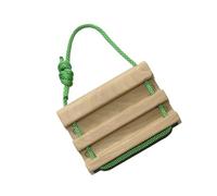 CHAKAE Portable Climbing Hangs Board Light Weight Wood Hangs Board Finger Training Finger Grip Strengthener Enduring Pocket Portable Wood Building Strength