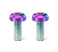 CHAKAE Precise M5x12mm Screws Fasteners Bolts Suitable For Cycling Accessories Lightweight Design Ensures Secure Fit Easy Setup Long Distance Cycling Bolts