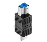 CHAKAE Professional USB B USB3.0 Adapter Data Transmission Fast Charging USB B To USB/Type C Converter Printer Connector Metal A Female To Male Adapter