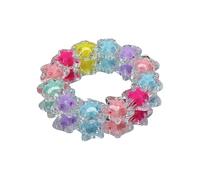 CHAKAE Rainbow Star Pendant Necklace Stylish Wrist Chain Lightweight Beaded Jewelry For Everyday Wear Special Occasion Glossy Beaded Star Jewelry