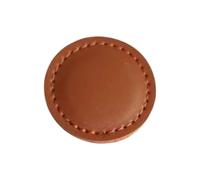 CHAKAE Round Flat Magnetic Golfs Ball Marker Artificial Leather Position Marker For Golfs Course Competition Accessories Outdoor Training Tool For Ball Position Marking
