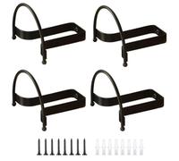 CHAKAE Semi Arched Mounted Wall Hook for Headwear Scarves Efficient Home Storage Solution Metal Wall Mounted Hat Rack