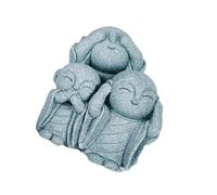 CHAKAE Serenes Buddhas Monk Miniature Sculpture Stone Fengshuis Ornaments Wealth Decors For Home Office Meditations Space Gift Aquariums Fish Tanks Decors