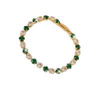 CHAKAE Streetwear Inspired Cubic Zirconia Tennis Adjustable Length Handchain Fashionable Jewelry Women Unique Trendy Accessory For Men And Women