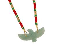 CHAKAE Unique Beaded Necklace Handmade Accessory Artistic Bird Pendant Necklaces Suitable For Daily Wear Or Various Occasion Collectible Handmade Necklace