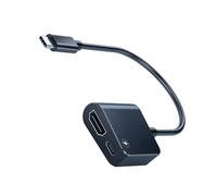 CHAKAE USB C To HDTV Converters With 100WPD Charging Port 4K 60Hz Adapters For Phone 16 15 Pad HDTV Projectors USB C To Projectors Converters