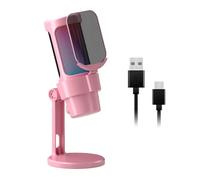 CHAKAE USB Color Gaming Microphone With And Mute Function For Clear Auditory In Streaming Noise Cancelling Color Microphone