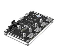 CHAKAE USB Hubs 2.0 Multiple Splitter Power Adapter 4 Port Multiple Expander 2.0 With LED Power Switches For PC Laptop Computer Use LED Hub