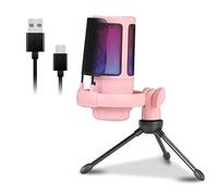CHAKAE USB Microphone Condenser With Lighting And Mute Touch 30Hz-18KHz For PC Laptop Game Mic For Streaming And Podcasting PC Microphone