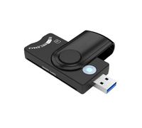 CHAKAE USB3.0 Card Reader Adapter Reads SDTF SIMsID IC Card For Travel Use Multifunction Reader