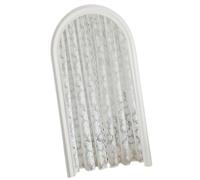 CHAKAE Victorian Florals Lace Curtains Drape Curtain Shade For Living Room And Bedroom Light Filtering Sheer Panels 150x100cm Sheer Lace Drape
