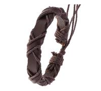 CHAKAE Vintage Styles Handwoven Sturdy PU Leather Bangle For Men And Women Portable For Everyday Wear And Special Occasions Comfortable Wear