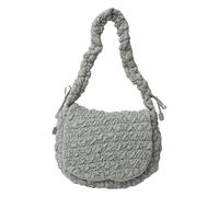 CHAKAE Warm Padded Shoulder Bag For Ladies Underarm Bags Lightweight Nylon Handbag With Multiple Compartments Puffer Bag