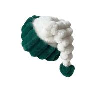 CHAKAE Warm Santa Hats Thicken Plush For Holiday Comfort Liner Christmas New Year Symbol Caps With White Brim Christmas Caps For Women Adults Bulk Kids Ornaments Bulk