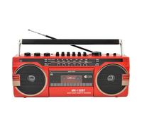 CHAKAE Wireless Radio Bluetooth-compatible Speakers With Shortwave Reception Solid Frame For Outdoor Work Environment Cassettes Player Speaker AM/FM/SW