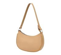 CHAKAE Womens Winter Shoulder Bag Solid Color Armpit Bag Retro Handbags Ladies Dumplings PU Leather Underarm Women Armpit Solid Color Handbag All-matching Shoulder Dumplings