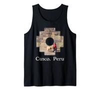 Chakana Inca Cross In Cusco, Peru Llama Andina Women Alpaca Tank Top